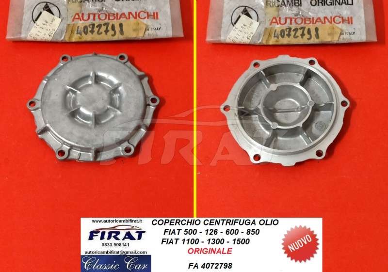 COPERCHIO CENTRIFUGA OLIO FIAT 500-126-600-850-1100 (4072798)